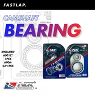 NLK PERFORMANCE RACING CAMSHAFT BEARING C3 6001 6906 Y15ZR Y16ZR LC135V1-V8 NVX155