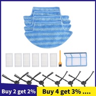 18Pcs for V55 Pro Mop Cloth Side Brush Hepa Filter for  V55 Pro Robot Vacuum Cleaner  Patch Replacem
