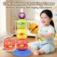 Educational Toy, Bell-ringing Toy, 1-2-year-old Baby's, Fun Rotating, 6-month-old baby's, Stacking,