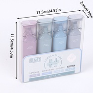 4Pcs Glitter Highlighter Pens Nebula Color Highlighters for Highlighting Students School Office Art 