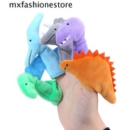 MXFASHIONE Mini Animal Hand Puppet, Educational Toy Montessori Hand Finger Puppet, Soothing Doll Plush Toy Puppy|Dinosaur Doll Finger Puppet Toy Set Preschool