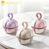 MXMUSTY Magnetic Cube Pill Organizer, Magnetic Sealed Magnetic Cube Pill Box, Pill Storage Box Round