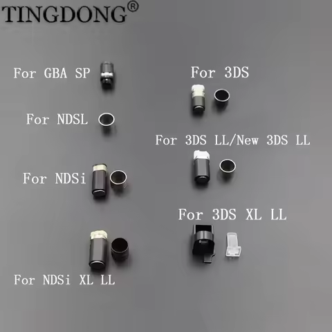 Rotating Shaft Spindle Hinge Axis Replacement for GBA SP NDSi 3DS 3DSLL 3DSXL New 3DS LL XL Hinge Ax