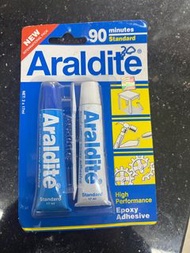 【強力修補】Araldite Standard 90分鐘 AB膠 混合膠 萬能膠 (黏合木材/金屬/陶瓷/玻璃/塑膠) 17ml x 2$30 包平郵郵寄
