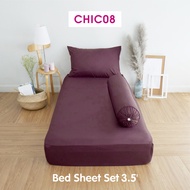 TULIP ชุดเครื่องนอน ผ้าปูที่นอน ผ้าห่มนวม รุ่นTULIP CHIC สีพื้น CHIC08 สัมผัสนุ่มสบายสไตล์มินิมอล