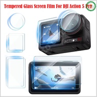 For DJI Action 5 Pro Tempered Glass Lens Protective Film lens cap For DJI Action 5 Pro Accessories