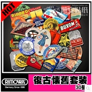 30 rimowa 3M suitcase stickers waterproof luggage stickers Europe and the United States trolley case