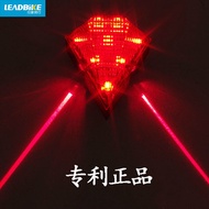 Bicycle taillights USB rechargeable LED laser light night ride giant bike warning light accessories