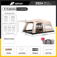 Khemah Camping Waterproof Besar Camping Tent 8 Person Automatic  Outdoor Camping Tent Khemah Camping