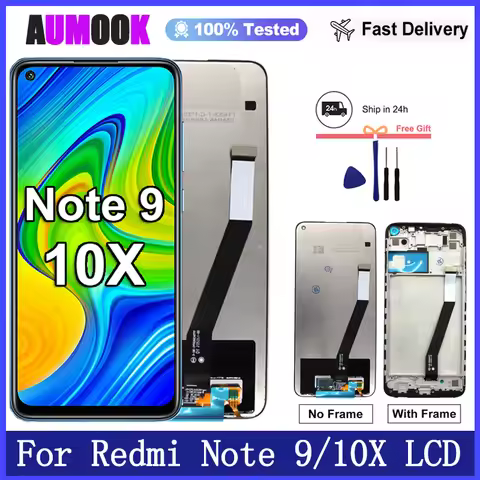 6.53" LCD For Xiaomi Redmi Note 9 LCD Display Screen Replacement For Redmi 10X 4G LCD M2003J15SG Dis