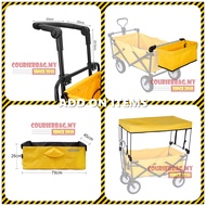 Whitsunday Wagon Add On : Push Handle | Roof | Attached Canvas | Main Canvas Bag