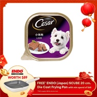 Cesar Wet Adult Dog Food Lamb 100g