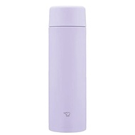 Zojirushi Mahobin Water Bottle Seamless Stainless Steel 480ml Screw Stainless Steel Mug Lilac Purple Stainless Steel and Gasket Integrated Easy to Clean Only 2 Items to Wash SM-ZB48-VM [Direct From JAPAN]