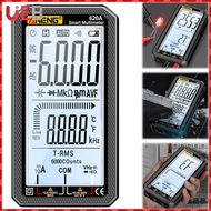 Digital Smart Multimeter 6000 Counts True RMS Auto Electrical Capacitance Meter Auto Range AC/DC Amm