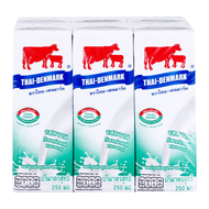 นมวัวแดง ไทยเดนมาร์ค รสหวาน ปริมาณ 250 มล.x36กล่อง (ยกลัง) นมวัวรสหวาน จัดส่งเร็ว ราคาถูก