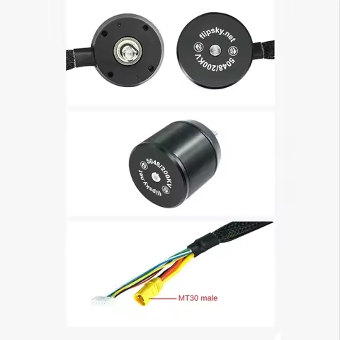 Y02AFlipsky Sensored Brushless DC Motor Battle Hardened 5048 200KV 1300W Motor for Electric Skateboa