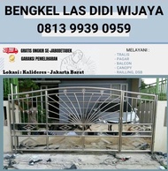 pasang pagar stainless steel minimalis