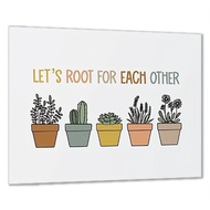 Boho Classroom Decor, Let's Root For Each Other | Classroom Poster, Digital Print, Plant Decor, Playroom Decor, Be Kind, Art, 8*10in, Teacher Gifts