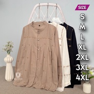 KEMEJA DUTTYSTORE Rani Blouse Size S M L XL XXL XXXL XXXXL 2XL 3XL 4XL 5XL 5L Tops Jumbo Size Big Si