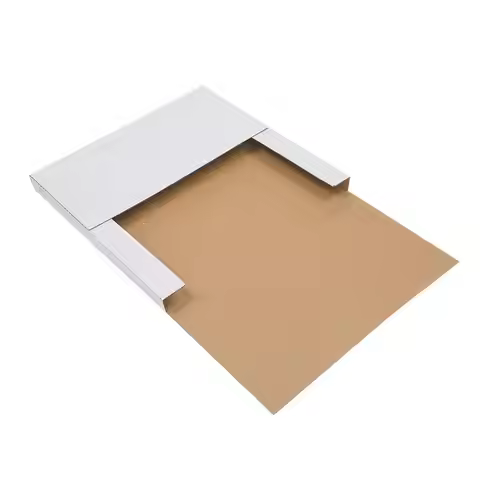 50 LP Premium Record Album Mailers Book Box 1/2" or 1" Depth Laser Disc Mailers