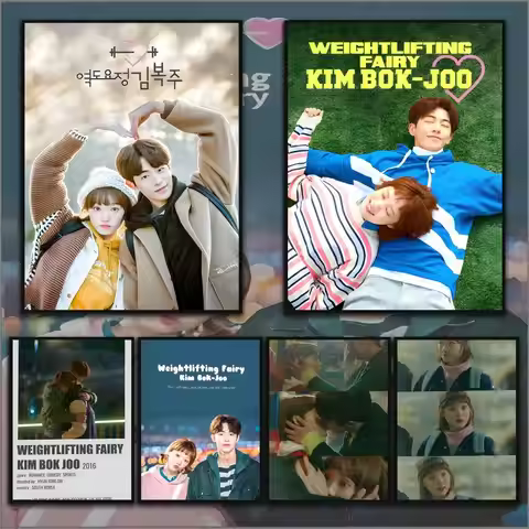 Poster HD Anime Hot Theme Singer/OST/Movie-Waterproof Self-Stick Home Decor Bok-joo Weightlifting Fa
