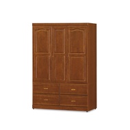 [特價]ASSARI-紐松4尺衣櫃(寬122x深53x高179cm)樟木色