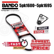 5PK 1600 1635 1645 1650 1660 1670 1675 1685 Bando Fan Belt 5PK1600 5PK1635 5PK1645 5PK1650 5PK1670 5