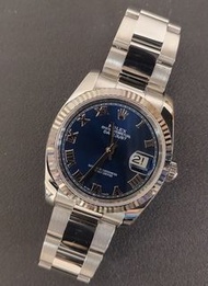✅罕有板帶🔵藍面羅馬數字面🔵✅勞力士Rolex Datejust 36 116234✅116233 16233✅99新✅watch only✅超靚狀態✅實體交收🏡保證原裝正貨✅