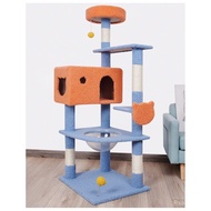 Amazon Hot Sale Colorful Large Cat Climbing Frame Wooden Cat Toy Multi-Layer Integrated Cat Tree Pet Toy
