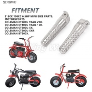 XINGWU Mini Bike Foot Pegs Kit for Coleman CT200U Trail 200 CT200U-EX Axis M200 BT200X CT200U-EXR CC