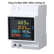 Meter D52-2066 AC 110V 220V 380V 100A measures voltage, current, capacity