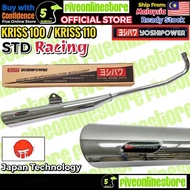 Muffler Exhaust Ekzos KRISS100 110 KRISS110 Standard Racing Cutting Complete Comp Muffler Ekzos Yosh