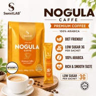 SweetLAB Nogula Caffe 100% Arabica Coffee 20s Low Sugar Diet 3 In 1 Instant Coffee Diabetic Kopi