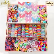 Children Hair Accessories Set Gift Box Grab Clip Hair Ring Hair Rope Combination Baby Daily Use Cute