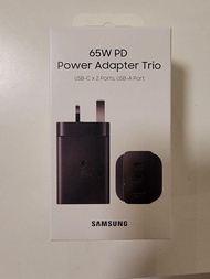 【順豐站/智能櫃免運費 全新一年保用 門市現貨】Samsung 65W PD Power Adaptor Trio 快充充電器