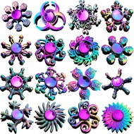 Colorful Alloy Fidget Spinner Stall Toys Decompression Toys Hand Spinner Finger Spinner