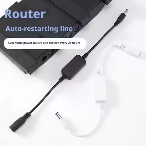 Router Reboot Cable WiFi Auto Restarter 24-Hour Timed Power-Off Reset Controller Optical Modem Reboo