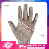 1pc Cut Resistant Glove Stainless Steel Mesh Butcher Glove Heavy Duty Metal Chainmail Food Grade Kit