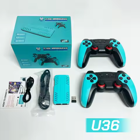 U36 Game stick Wireless S905 Retro Gaming Console 128GB Pre-loaded with 50000+ Games X10 Supports 40