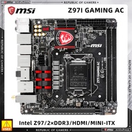 USED Intel Z97 Motherboard Z97I GAMING AC LGA 1150 DDR3 16GB PCI-E 3.0 SATA III USB3.0 Mini-ITX Motherboard For Core i3-4370 i5-4670