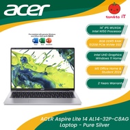 ACER Aspire Lite 14 AL14-32P-C8AG Laptop - 14" WUXGA IPS/Intel N150/8GB DDR5/512GB SSD/Intel UHD/Win