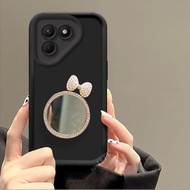 Suitable for Tecno Pova 7 6 5 Pro 4G 5G Phone Case Internet Celebrity Women's Fashion Makeup Mirror,