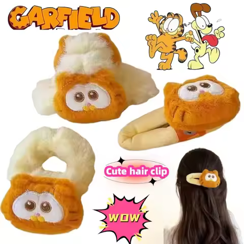 Garfield Jon Abackel Irene Odie Pooky Cute Creative Breaking off Clip Hair Rope High Beauty Value Gi