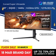 PRISM+ 49AL | 49" 144Hz Curved Ultrawide OLED 0.03ms 148% sRGB Gaming Monitor [5120 x 1440]