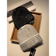 Chanel4444 Black White Double C Embroidered Fashion Baseball Cap Popular All-Match