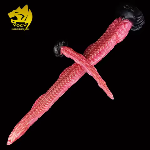 YOCY Huge Tentacle Anal Beads Dildo Soft Liquid Silicone Octopus Buttplug Fantasy Large Anal Dildos 