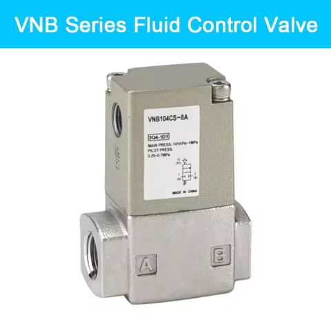 NEW Type VNB Series Fluid Control Valve Pneumatic 2-Way Valve VNB104AS/BS/CS/VNB103AS/BS/CS-8A