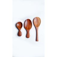 KAYU Shamoji Wooden Spoon Natural Wooden Spoon Wooden Spoon Wooden Spoon