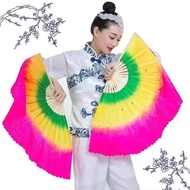 Dance fan Double-Sided Yangko fan Performance Dancing fan Gradient Color Table Props Chinese Style d