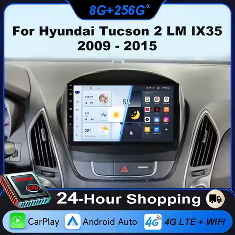 Android For Hyundai Tucson 2 LM IX35 2009 - 2015 Car Radio Player Wireless Carplay 8 core Autoradio 